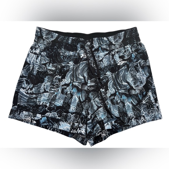 Lululemon Spring Break Away Short *4-way Stretch 3" Eternal Wave Starlight Black - Picture 3 of 7